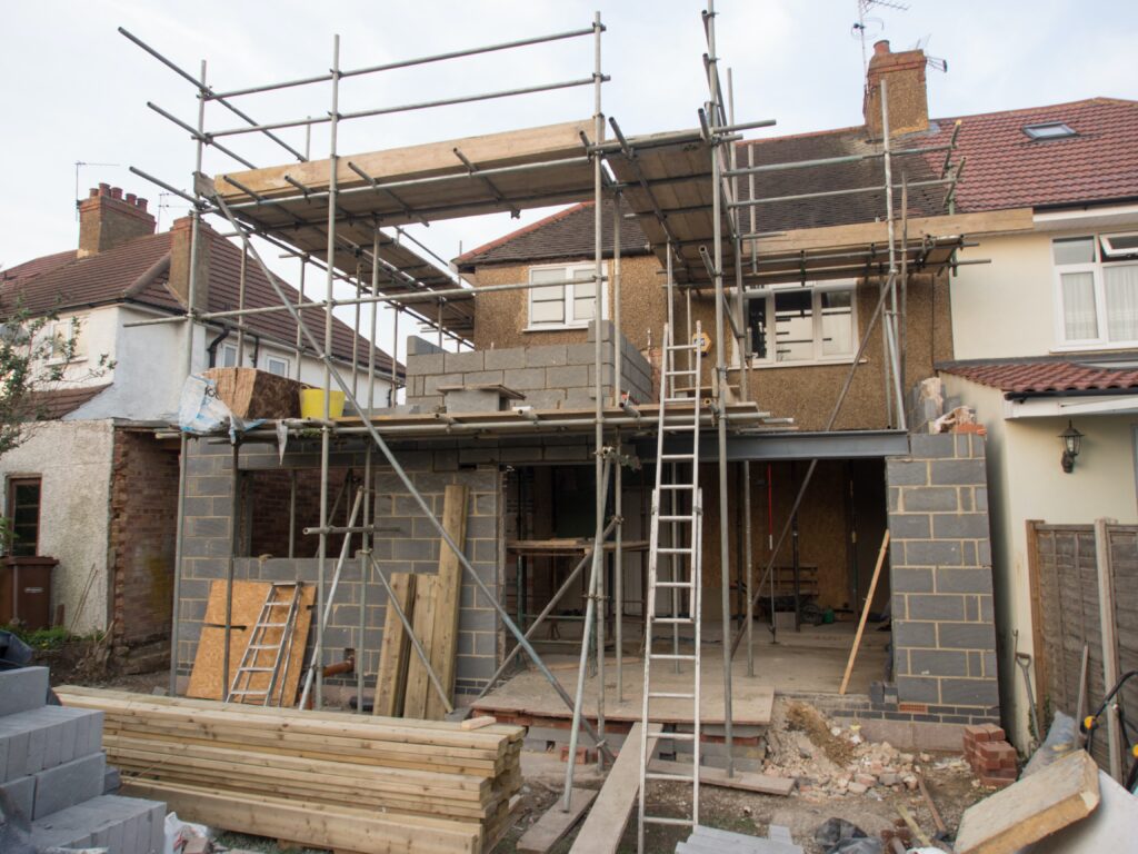 Constructing residential home